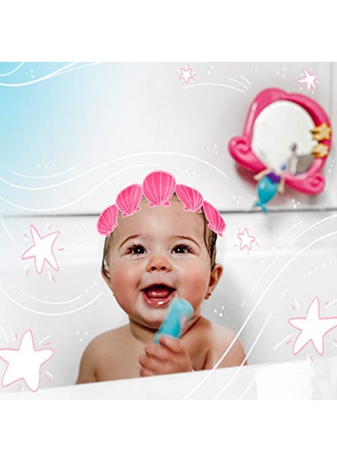 Nuby - Nuby Mermaid Mirror Bath Toy Set, 3 Yrs+, 3pc, Multi-Colored, 5", Multicolor - Image 1