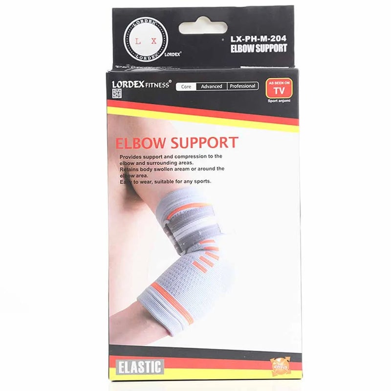 Lordex Elbow Support, Elastic Sports, Minor Injury Elbow Support Pad - Image 1