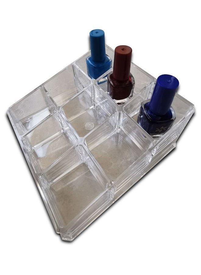 Generic Cosmetic Organizer Multifunctional Separate Grids Lipstick Holder  - Image 2