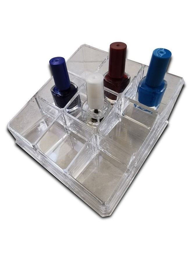 Generic Cosmetic Organizer Multifunctional Separate Grids Lipstick Holder  - Image 3