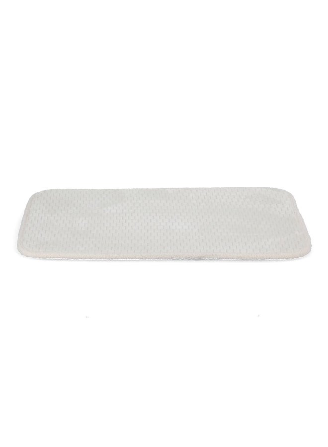 HARMAN Memory Foam Luxe Machine Washable Polyester Rectangular Bath Mat Grey 51 x 81 cm 354440 - Image 1