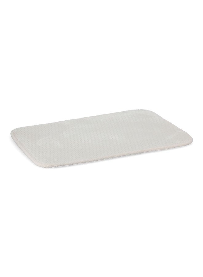 HARMAN Memory Foam Luxe Machine Washable Polyester Rectangular Bath Mat Grey 51 x 81 cm 354440 - Image 3