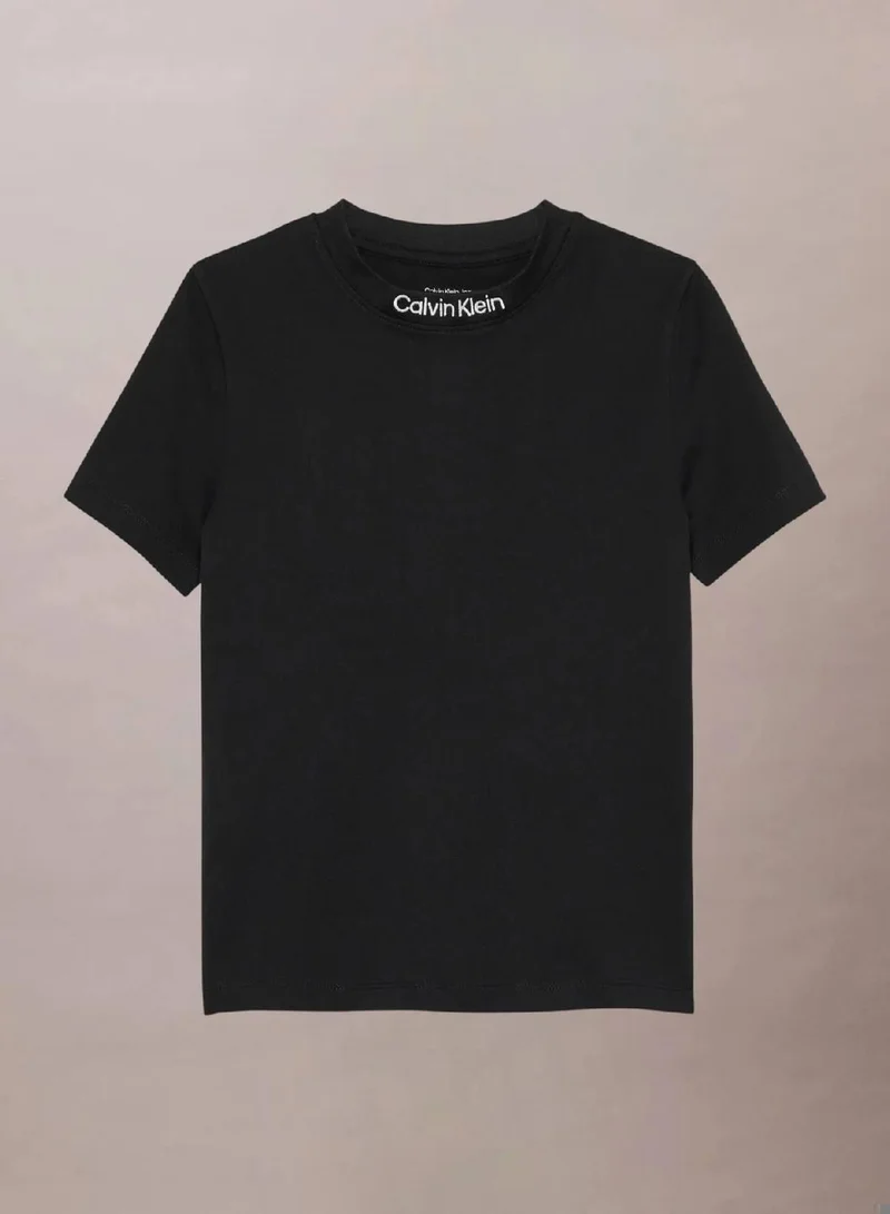 Calvin Klein Jeans Dusty Olive/ Ck Black 2 Pack Logo T-Shirts for Men | Best Price UAE