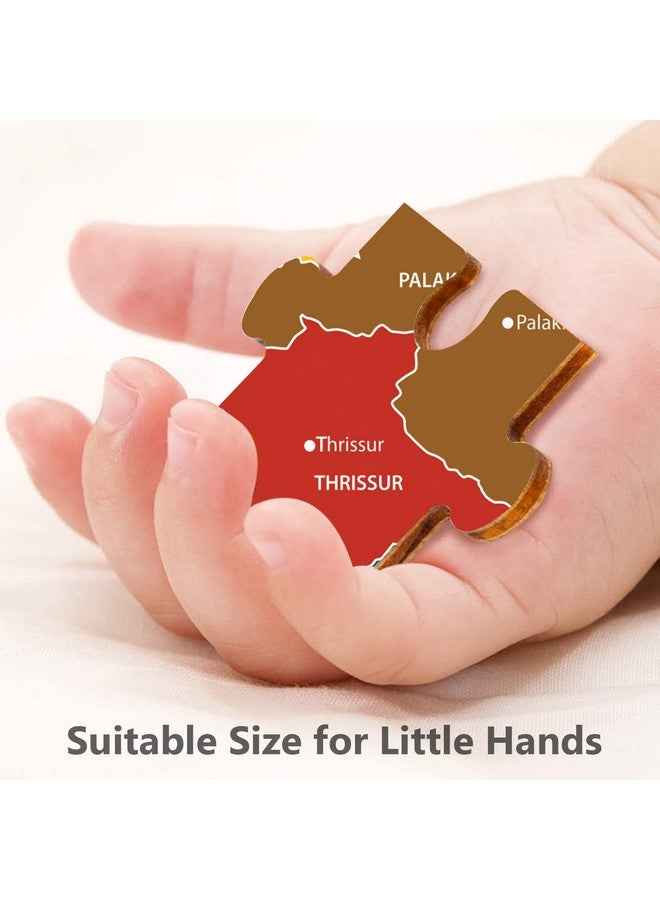 ويبي لغز الصور المقطوعة الخشبي لخريطة كيرالا من ويبي، 40 قطعة - للأطفال - Image 3