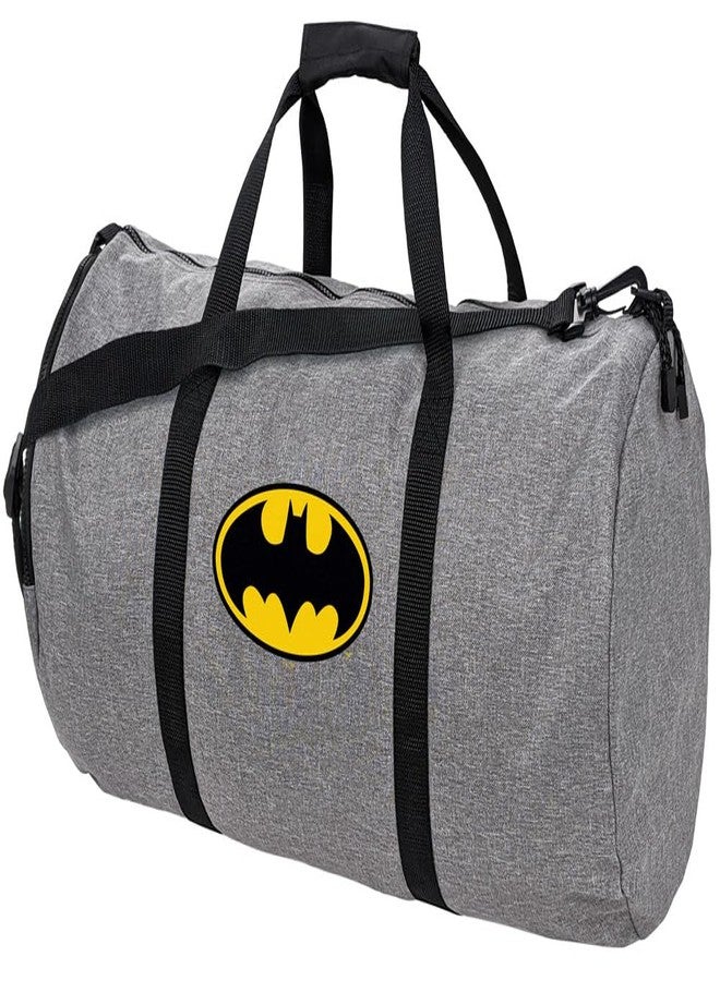 LOGOVISION Batman Classic Bat Shield Logo Lightweight Duffel Bag for Sports and Gym Packable for Travel - Image 1
