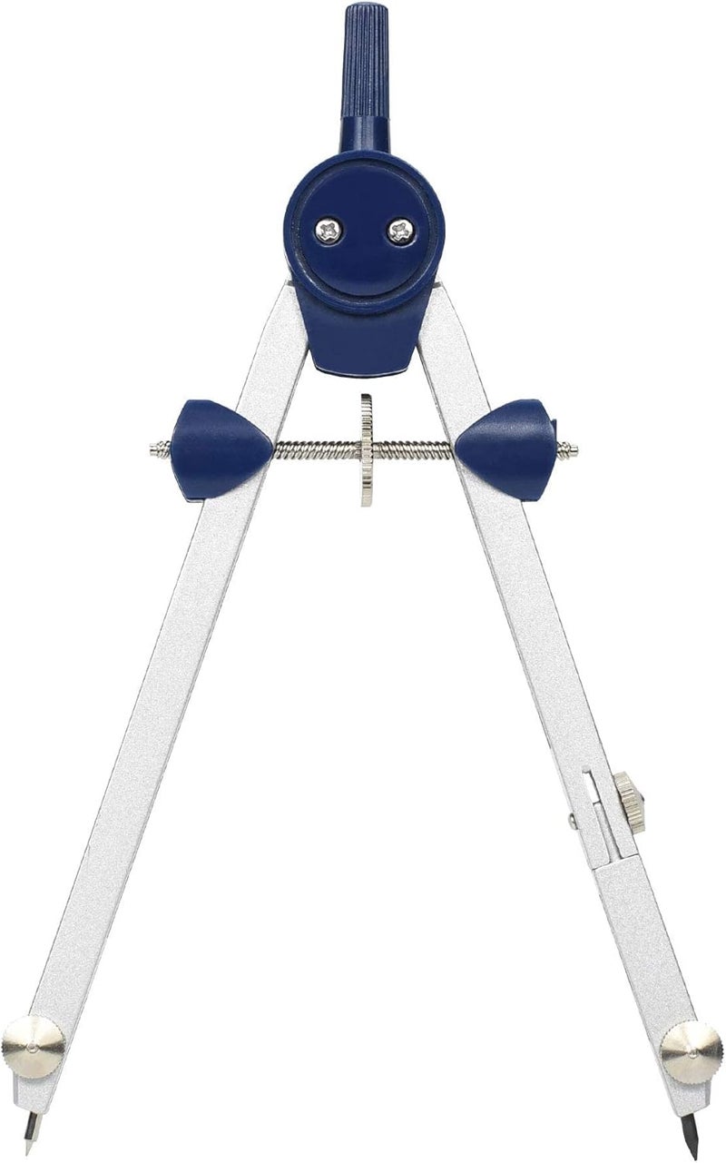 KASTWAVE Math Geometry Circle Kit, 9 Pieces Drawing Metal Compass, Geometry Precision Tool For Student, Circle Drawing Tool And Architecture, Drafting Kits For Engineer With Shatterproof Storage Box - Image 5