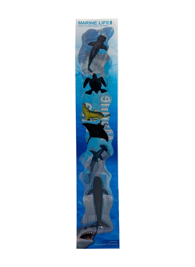 Galaxy - Galaxy 6-Pack Realistic Marine Animal Toy Set | Educational Ocean Creatures for Kids | Sea Life Playset - Image 1