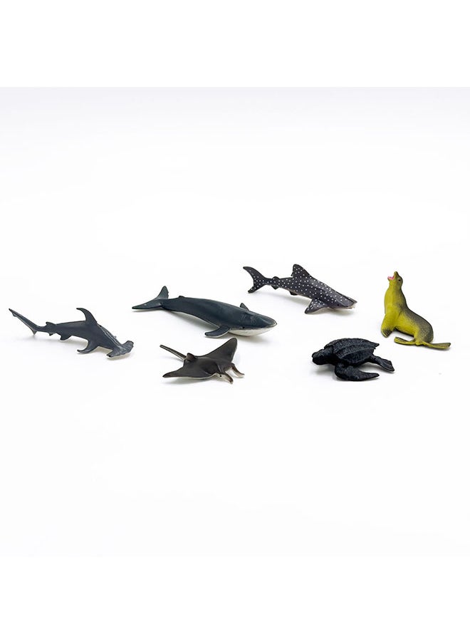 Galaxy - Galaxy 6-Pack Realistic Marine Animal Toy Set | Educational Ocean Creatures for Kids | Sea Life Playset - Image 1