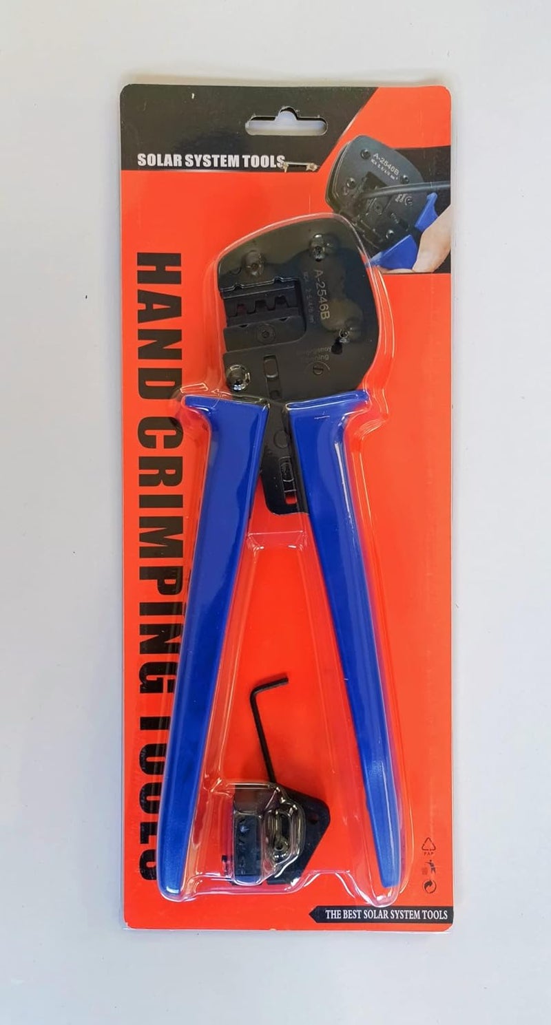 Solar PV MC4 Hand Crimping tool 25 sqmm 4 sqmm 6 sqmm Right angle  - Image 1