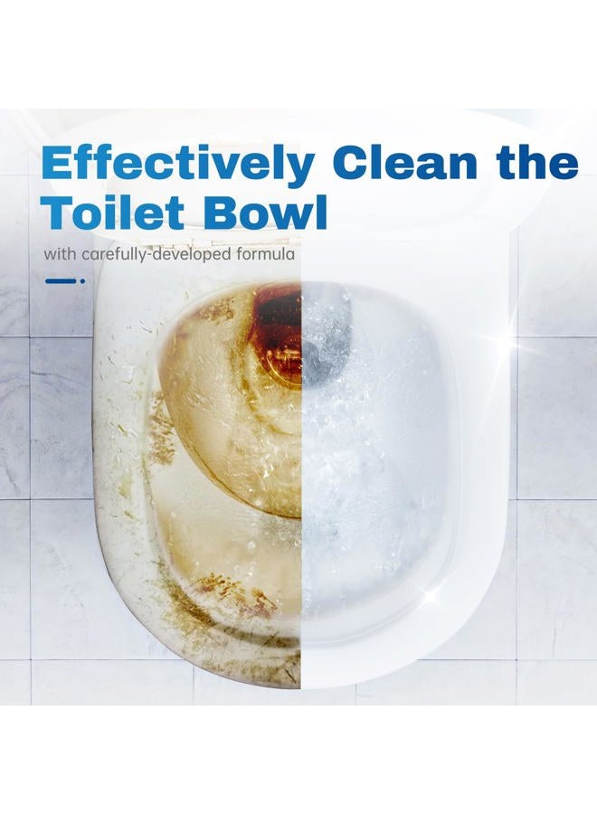 Vacplus Toilet Bowl Cleaners - 30 PACK, Automatical-Cleaning Toilet Bowl Cleaner Tablets for Deodorizing & Descaling, Long-Lasting Bleach Tablets for Toilet Tank Against Tough Stains - Image 3