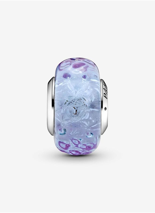 PANDORA - Pandora Wavy Lavender Murano Glass 798875C00 - Image 1