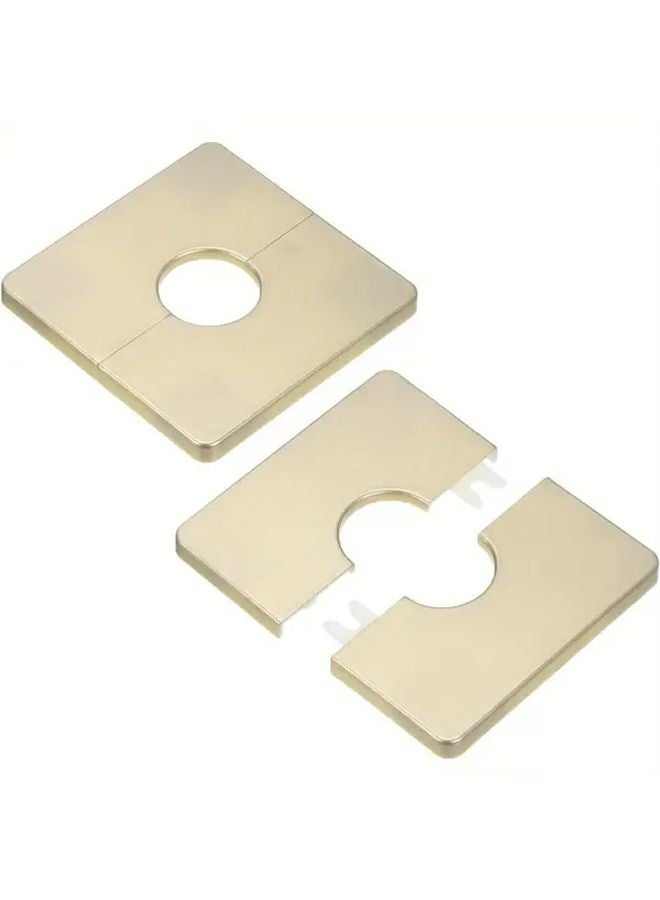 2pcs Black ABS Wall Split Flange Cover Plate For 1 Inch 25mm OD Pipe Faucet - Image 4