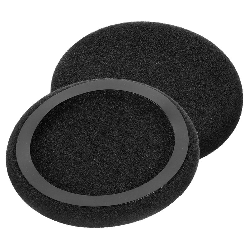 Replacement Ear Pads Headphone Sponge Covers for Noise Reduction Comfortable Fit Black - Image 2