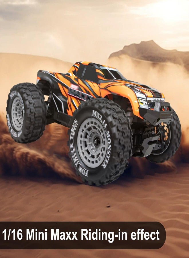 LRFHL 12mm Hex RC Wheel Tires for 1/16 Traxxas Mini Maxx 107154-1 Mini XRT VXL 108076-1 E-Revo Mini XRT MJX 16207 16210 16209 16208 HSP 94186 LOSI 1/18 Mini LMT RC Truck Tires Wheel Upgrade (4PCS) - Image 2