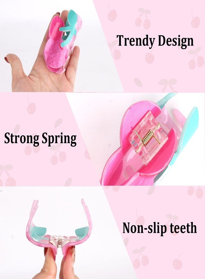 AMCAMI Cherry Claw Clip 1 Pack，Cherry Accessories for Women,Cute Summer Fruit Hair Clips, Non Slip Fashion Hair Accessories - Image 3