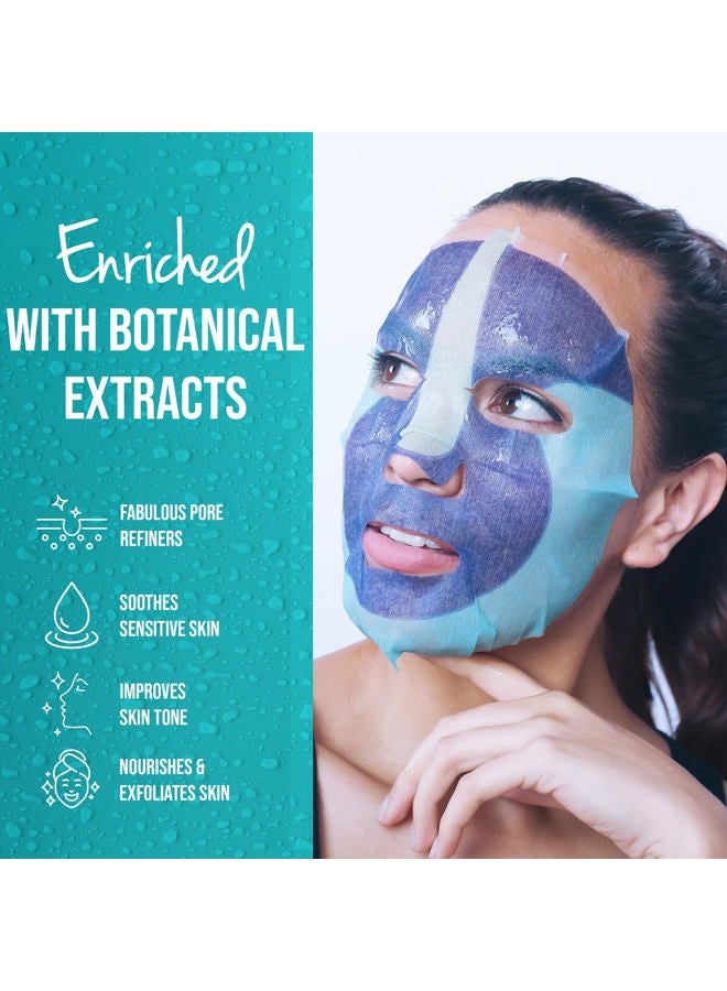 masque Bar أقنعة الوجه القماشية الحيوانية الجميلة، قناع وجه فريد وممتع مع طبعات شخصيات حيوانات، قناع وجه كوري مرطب ومهدئ، للعناية بالبشرة مغذي ومقشر، عبوة من 9 - Image 4