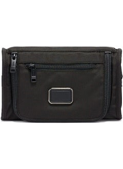 Tumi TUMI - Alpha Travel Kit - Travel Toiletry Bag - Compact Travel Organizer for Cosmetics & Essentials - TUMI Tracer - Black 