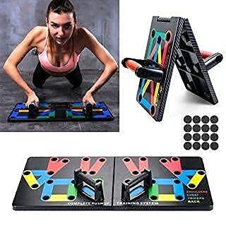 GRAZIA 10-in-1 Push-Up Board for Bodybuilding - Multi-Function Push-Up Rack for Chest & Arm Workout, Fitness Equipment for Men, Home Gym Exercise (Carbon Fiber, Adjustable Support) - Image 5