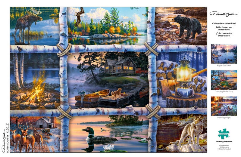 Buffalo Games - Darrell Bush - North Country - 1000 Piece Jigsaw Puzzle for Adults Challenging Puzzle Perfect for Game Nights - Finished Size is 26.75 x 19.75 - Image 5
