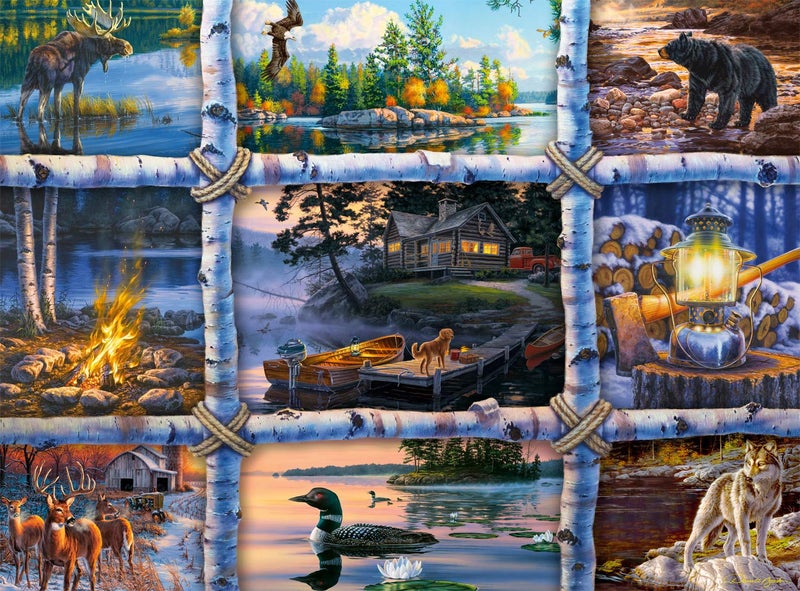 Buffalo Games - Darrell Bush - North Country - 1000 Piece Jigsaw Puzzle for Adults Challenging Puzzle Perfect for Game Nights - Finished Size is 26.75 x 19.75 - Image 1