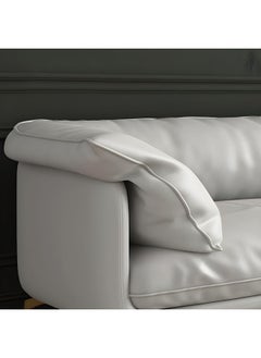Poppins Home Premium L-Shaped Faux Leather Sofa Set  Dacron-Filled Cushions for Ultimate Comfort (RIGHT BED)  - Image 4