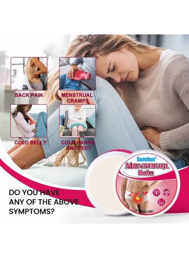 سوميفون كريم سومي فان لعناية الدورة الشهرية النسائية، تركيبة عشبية، كريم تدليك دافئ موضعي، يخفف تقلصات الحيض، ينظم الرحم البارد، عناية بالبطن قبل الحيض (10 غرام)*2 - Image 4