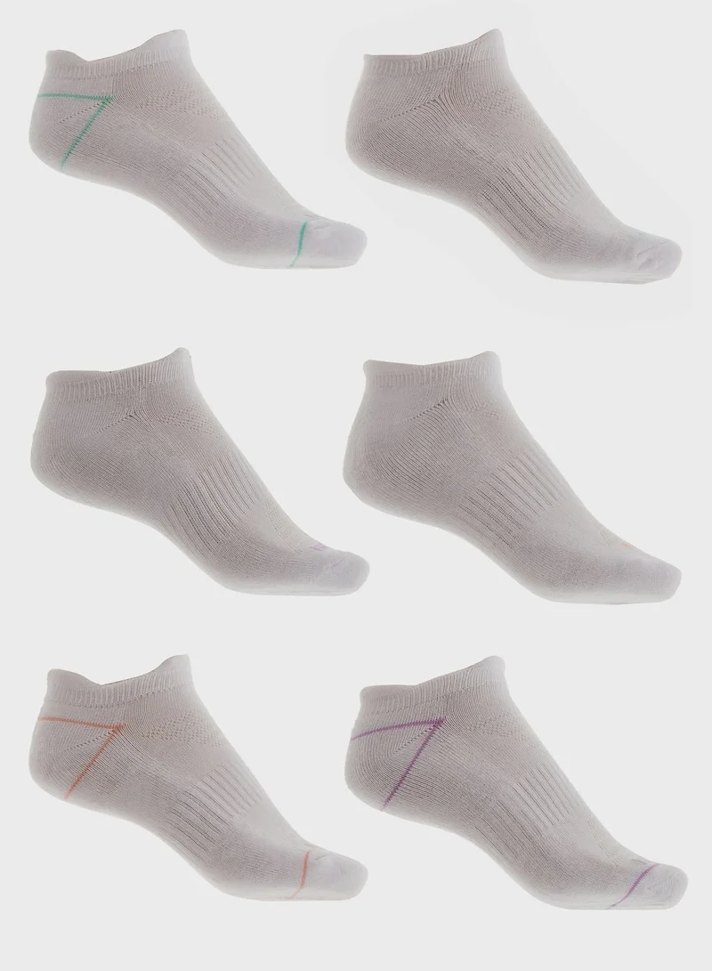 NAUTICA 6 Pack Athletic Low Cut Socks