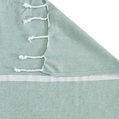 Värde Bedsheet King Size Cotton with 2 Pillow Covers | 210 TC Bedsheet | Flat Sheets | Handloom Bedsheets | Double Bedsheet for Summer | Size 90 X 100 Inches, 7.5 X 8.3 Feet (Parrot Green, King) - Image 5