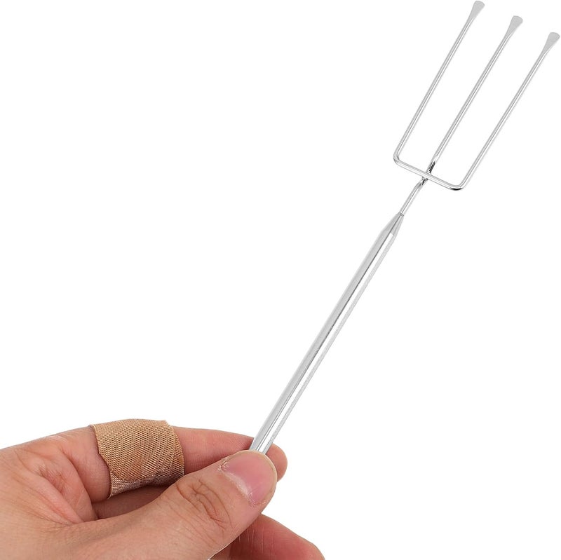 3pcs Stainless Steel Chocolate and Cheese Fondue Fork Set with Spiral and Multi-prong Handles for Home Kitchen Baking and Charcuterie Accessories - Image 4