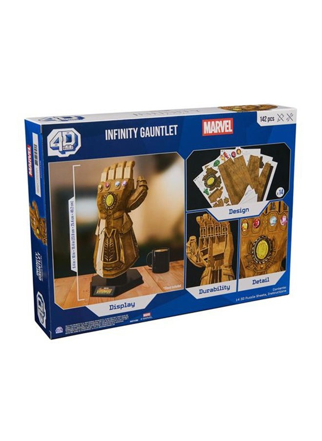 SPIN MASTER - Puzzle 3d 4d Build Gant De L’infini De Thanos Marvel - Image 1