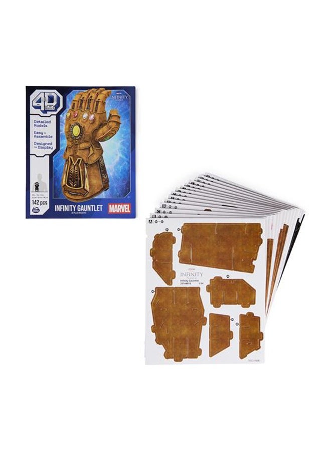 SPIN MASTER - Puzzle 3d 4d Build Gant De L’infini De Thanos Marvel - Image 1