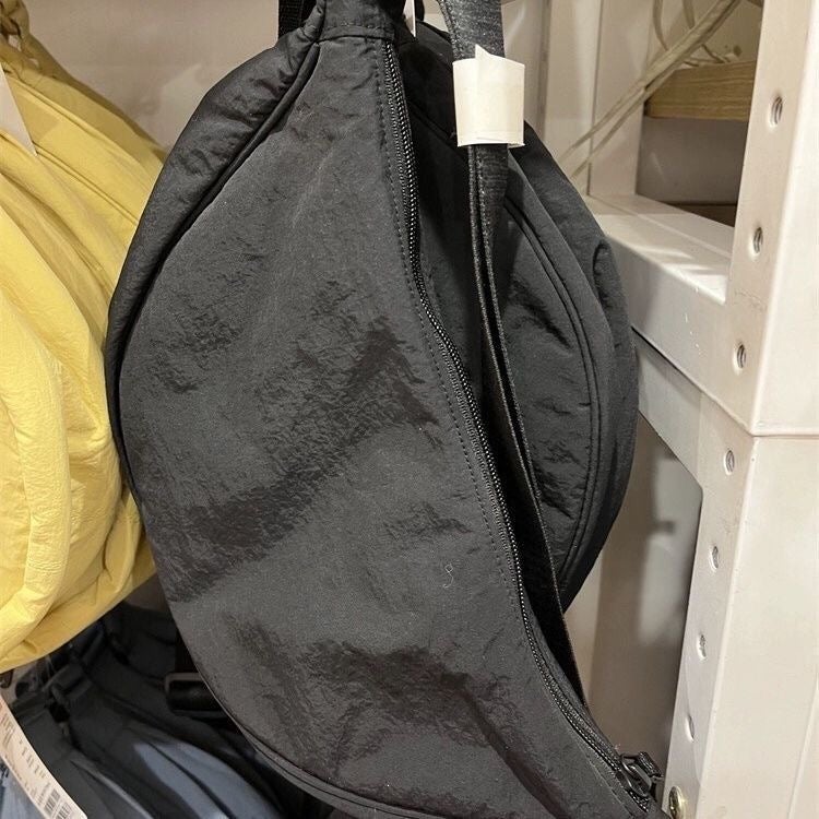 Tencel Drawstring Crossbody Bag for Women - Image 4