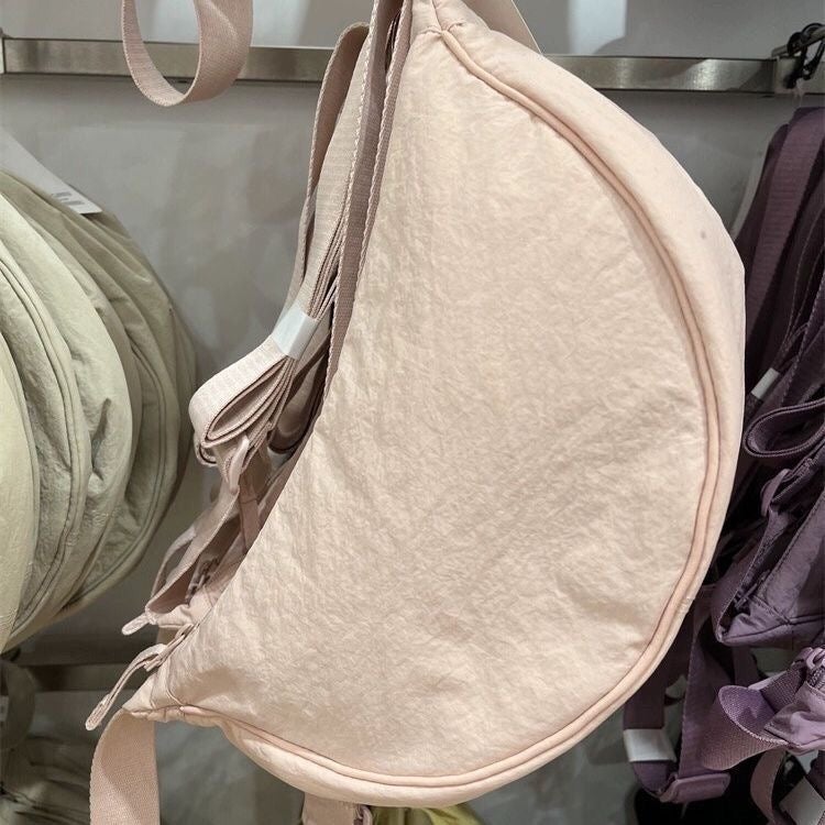 Tencel Drawstring Crossbody Bag for Women - Image 3
