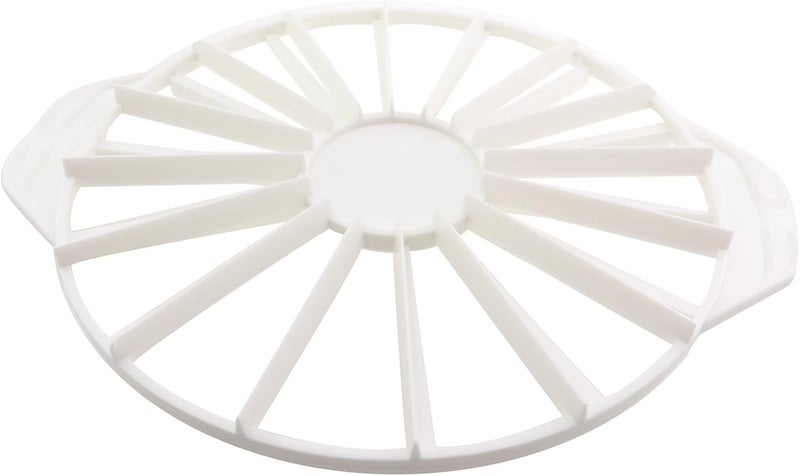 CXMTECH Cake Round Marker Pie Plastic Divider 14 or 16 Slices Double Sided Pastry Partial Slices Pizza Cheese Cookie Divider Mould For DIY Cooking Baking Kitchen Baking Tools White - Image 2