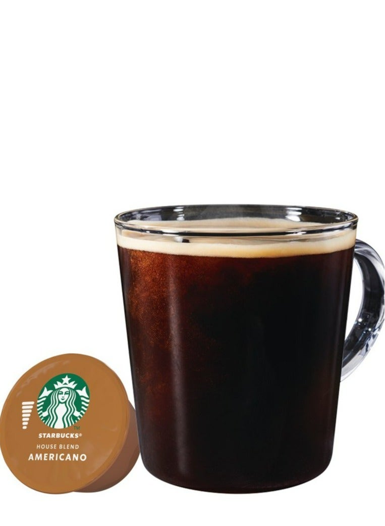 Starbucks Nescafe Dolce Gusto Americano House Blend 12 Capsules 102g Pack of 3 - Image 3