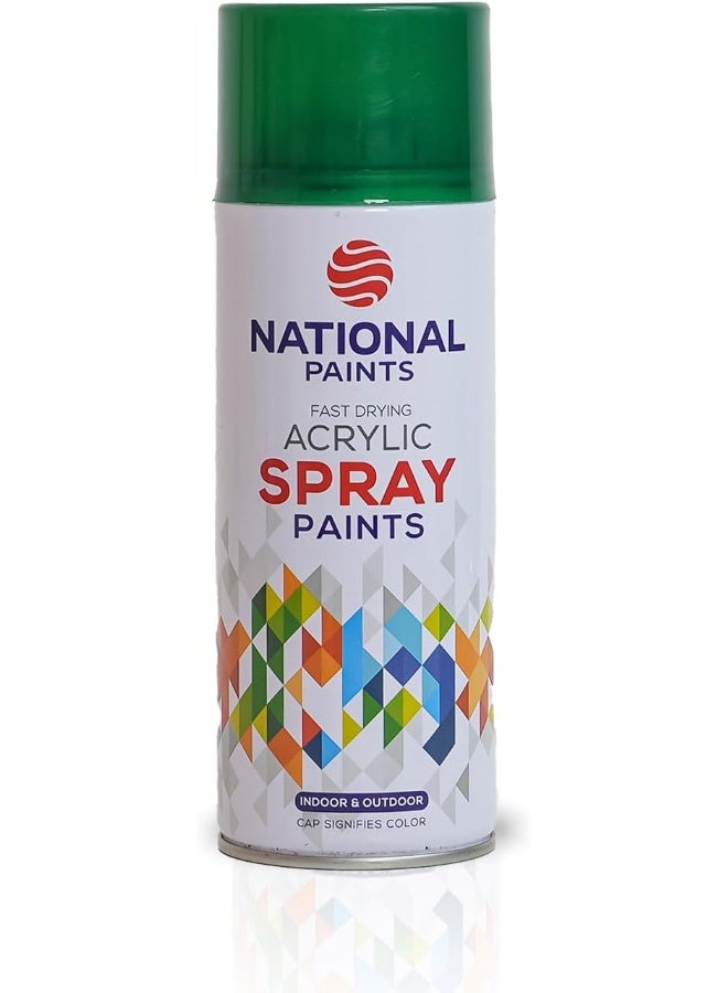 ناشونال بينتس طلاء بخاخ أكريليك سريع الجفاف - عشب اخضر-310 - Image 1