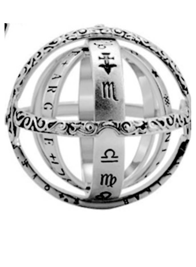 LOULUEN Astronomical Ball Designed Ring