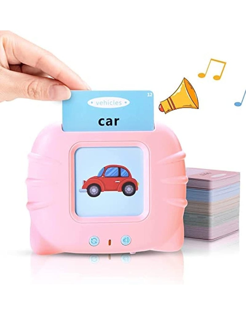 Bilingual Arabic English Learning Cards Machine,112 Talking Flash Cards with 224 Words Learning Toys for Boys and Girls  - Image 1