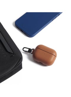 Mujjo AirPods Pro Case (1st & 2nd Generation) Compatible with Wireless Charging, Soft UK Premium Leather Cover with Keychain Hook  - Image 2