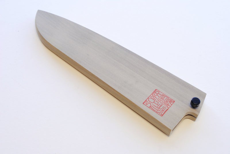 Yoshihiro Natural Magnolia Wood Saya Cover Blade Protector for Santoku (180mm)7in - Image 3