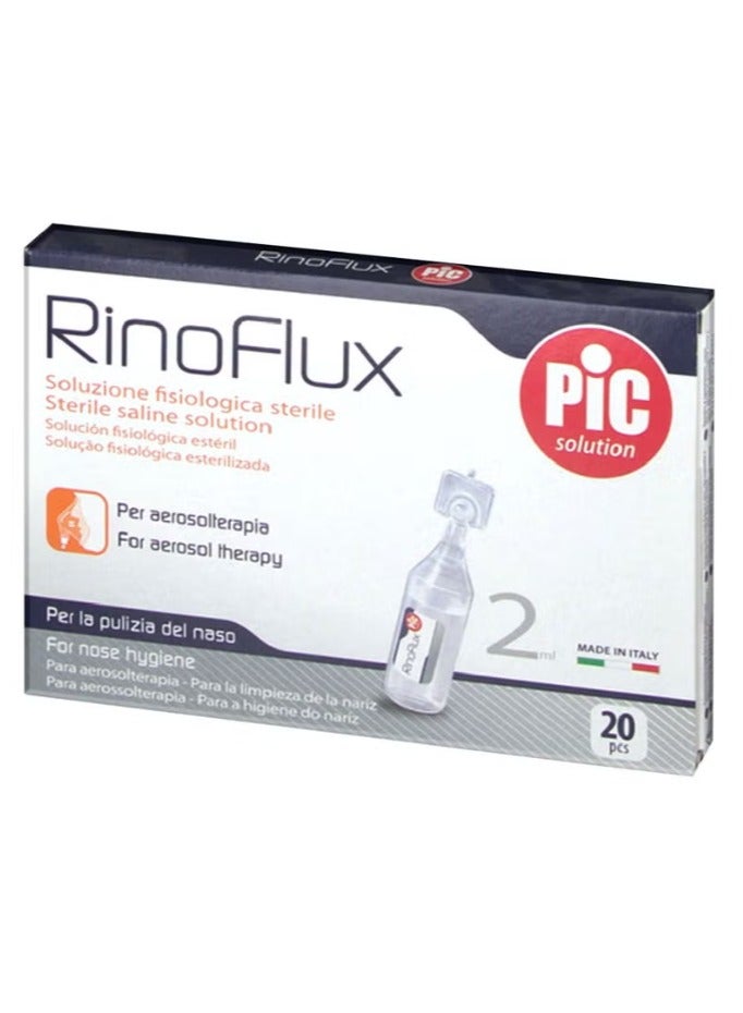 Rinoflux Saline Solution 2Ml 20S