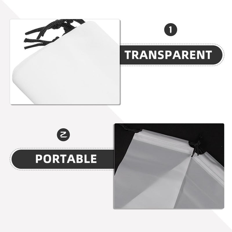 10pcs Portable Umbrella Holder Bags with Drawstring Folding Umbrella Covers for Travel and Beach Use - Image 3