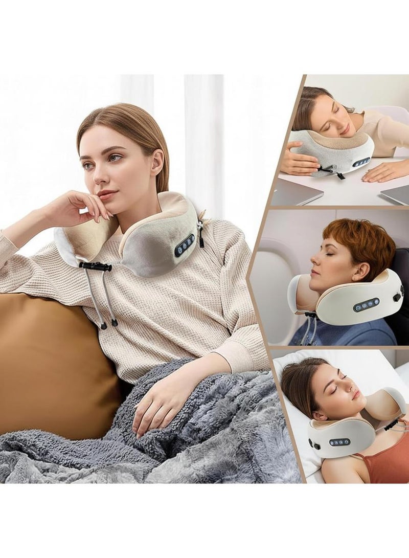 BABONA Neck & Shoulder Massager with Heat, Cordless Rechargeable Shiatsu Massager, 3D Deep Tissue Kneading Massage Pillow for Neck Back Shoulder Pain Relief, Portable Electric Massager for Home Office Car Travel - Image 4