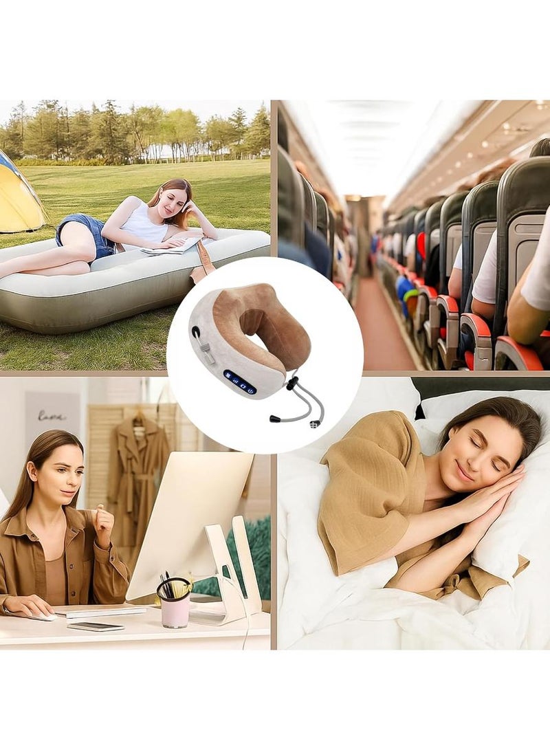 BABONA Neck & Shoulder Massager with Heat, Cordless Rechargeable Shiatsu Massager, 3D Deep Tissue Kneading Massage Pillow for Neck Back Shoulder Pain Relief, Portable Electric Massager for Home Office Car Travel - Image 5
