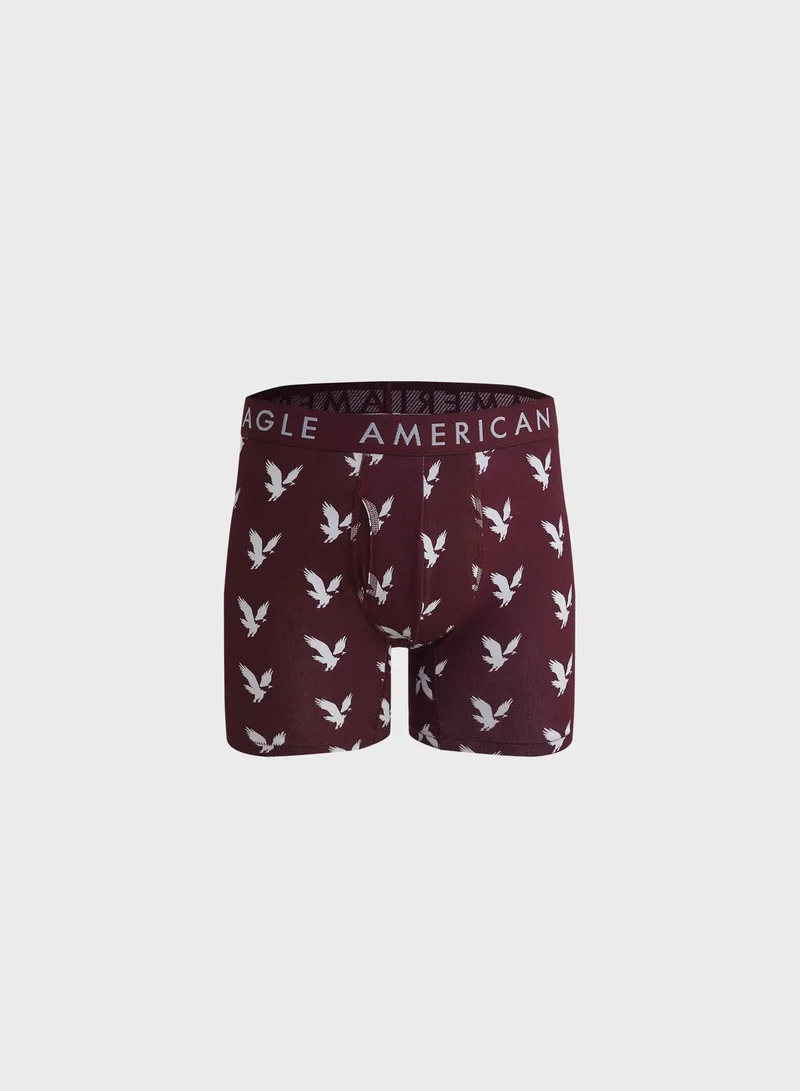 American Eagle Logo Band Printed Trunks