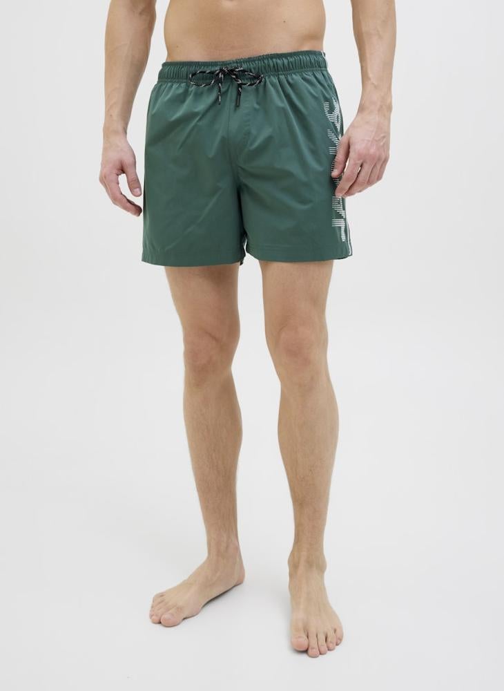 JACK & JONES Jpstmaui Jjswim Splice Logo Shorts  - Image 1