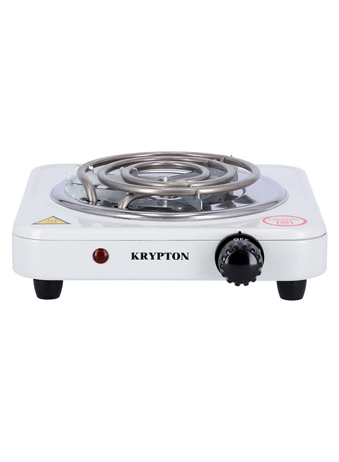 KRYPTON Single Burner Hot Plate 1000 W KNHP5309 White - Image 2