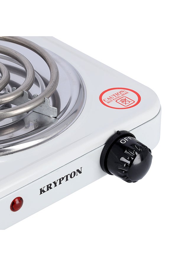 KRYPTON Single Burner Hot Plate 1000 W KNHP5309 White - Image 4