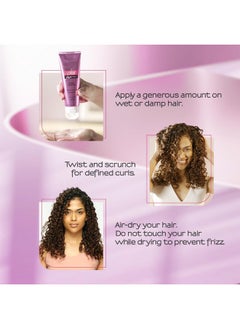 Livon Style Pro Curl Cream For Curly, Coily & Wavy Hair | | Curl Defining Cream For Intense Hydration & Nourishment | Leave In Cream With Shea Butter & Avocado | 100Ml  - Image 3