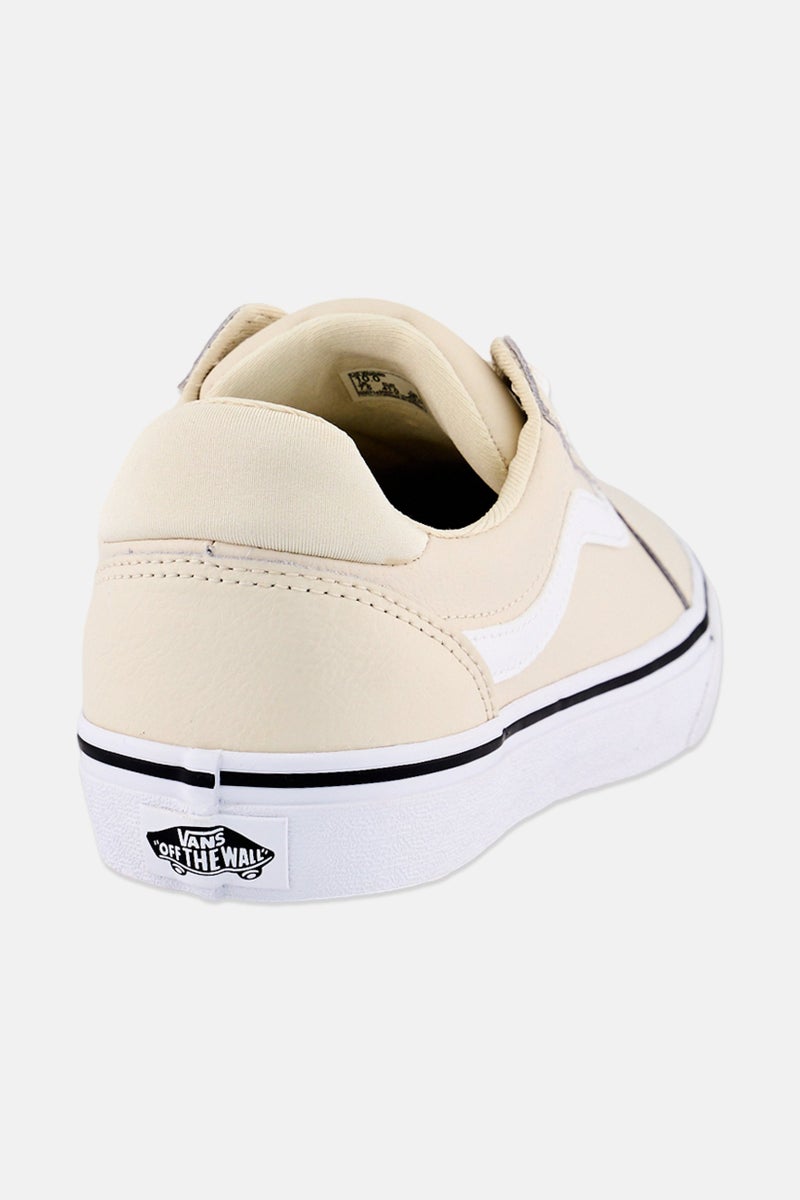 VANS أحذية تزلج نسائية فاخرة مزودة بأربطة، كريمي - Image 2
